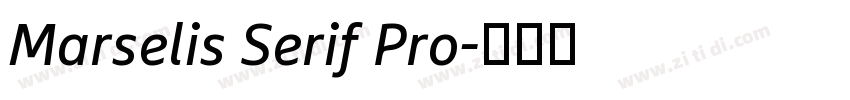 Marselis Serif Pro字体转换